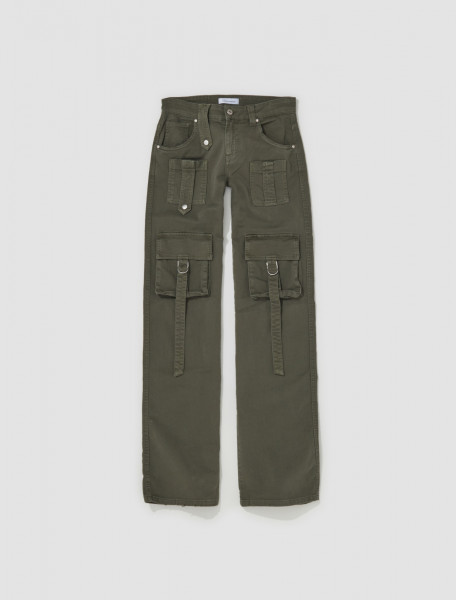 Blumarine - Cargo Jeans in Dark Olive - 2J104A-N0520