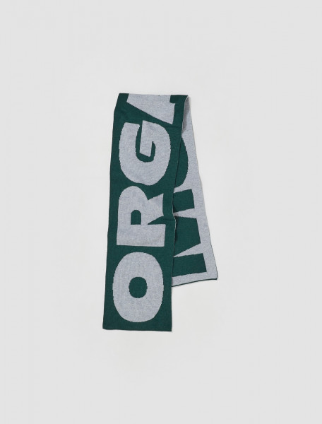 CARNE BOLLENTE   NEVER ENOUGH SCARF IN GREEN   AW18AC008