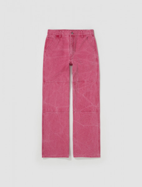 Acne Studios - Cotton Canvas Trousers in Fuchsia Pink - CK0064-ACT-FA-UX-TROU000065