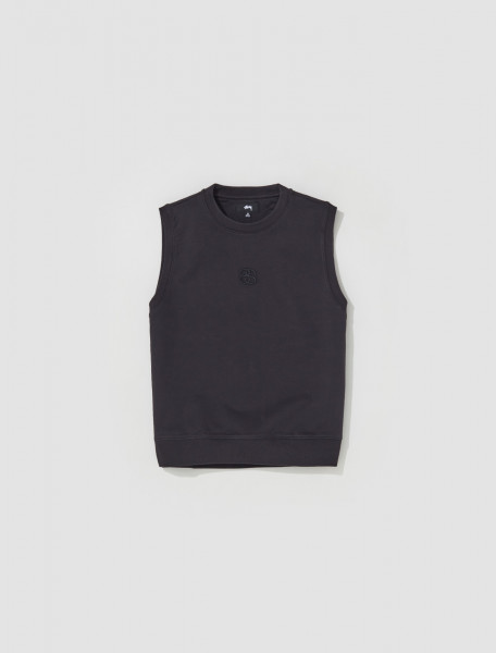Stüssy - Link Fleece Vest in Black - 118518
