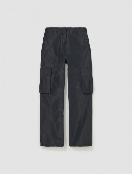 Miu Miu - Technical Fabric Pants in Black - MP1757_121I_F0002