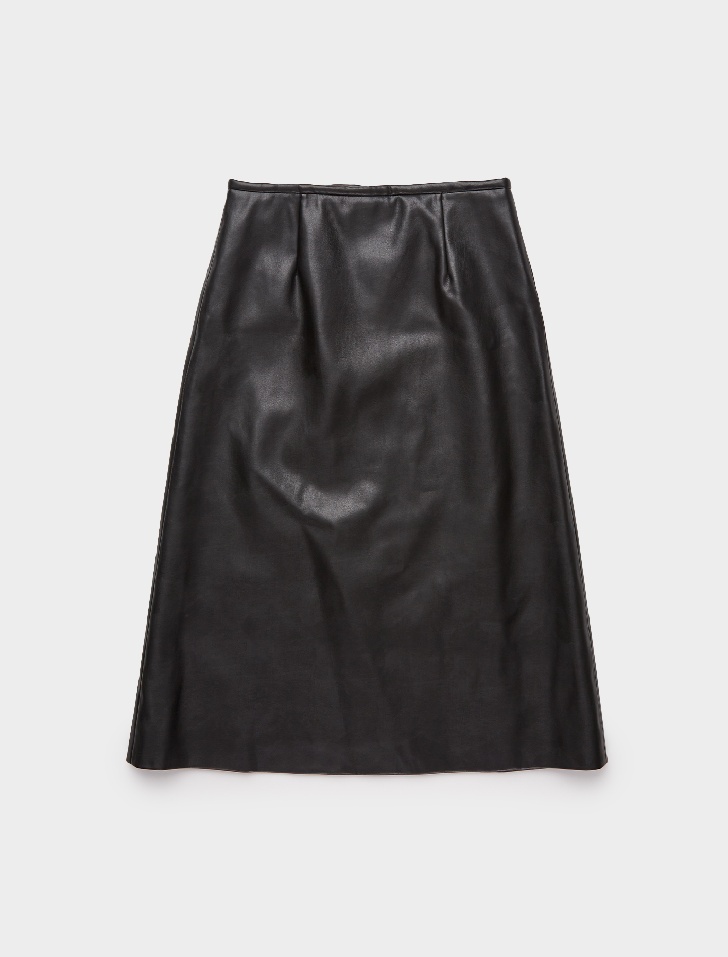 AMOMENTO Vegan Leather A-Line Skirt | Voo Store Berlin | Worldwide Shipping