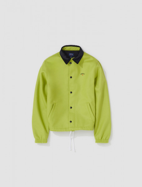 Noah - Campus Jacket in Chartreuse - OW044FW23CHR