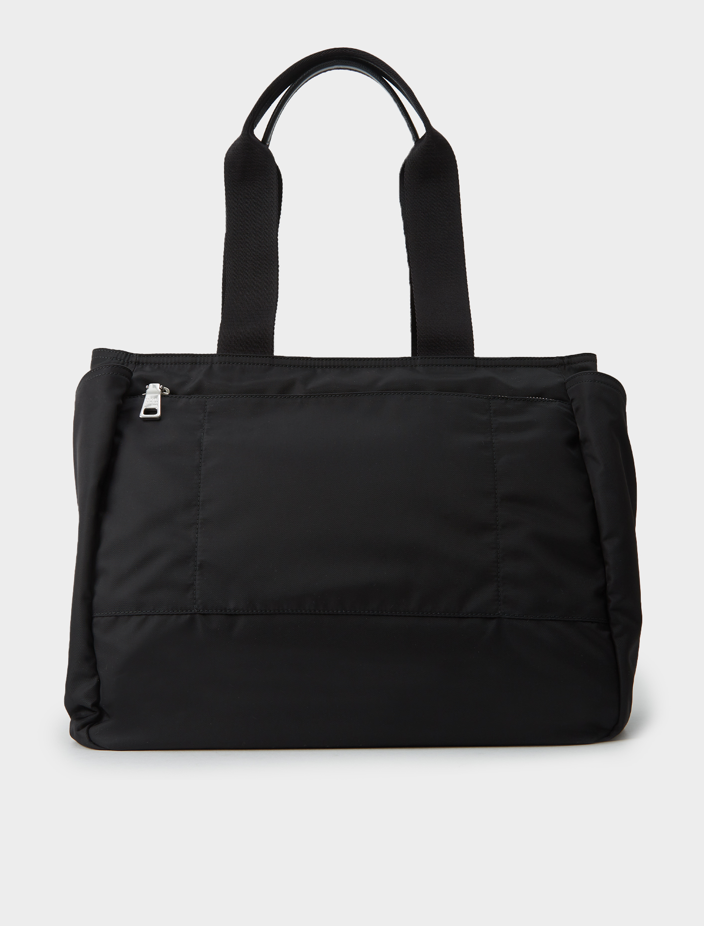 Prada Nylon Shopping Bag in Black | Voo Store Berlin | Worldwide Shipping
