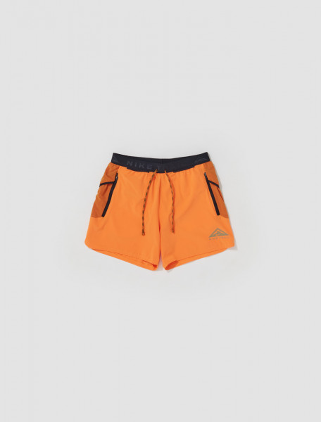 Nike - Trail Second Sunrise Running Shorts in Bright Mandarin - DV9311-885