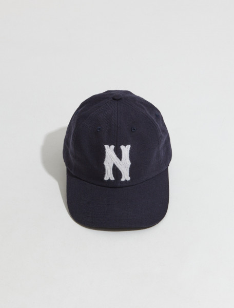 Noah - Chainstitch N 6-Panel Cap in Navy - H078SS23NVY