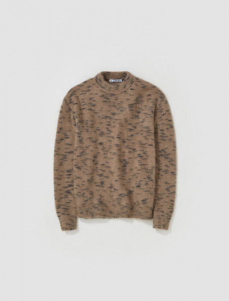 Acne Studios - Crewneck Sweater in Cardinal Brown - B60264-BLG-FN-MN-KNIT000393