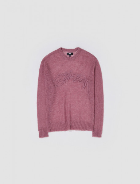 Stüssy - Loose Knit Sweater in Mauve - 117180