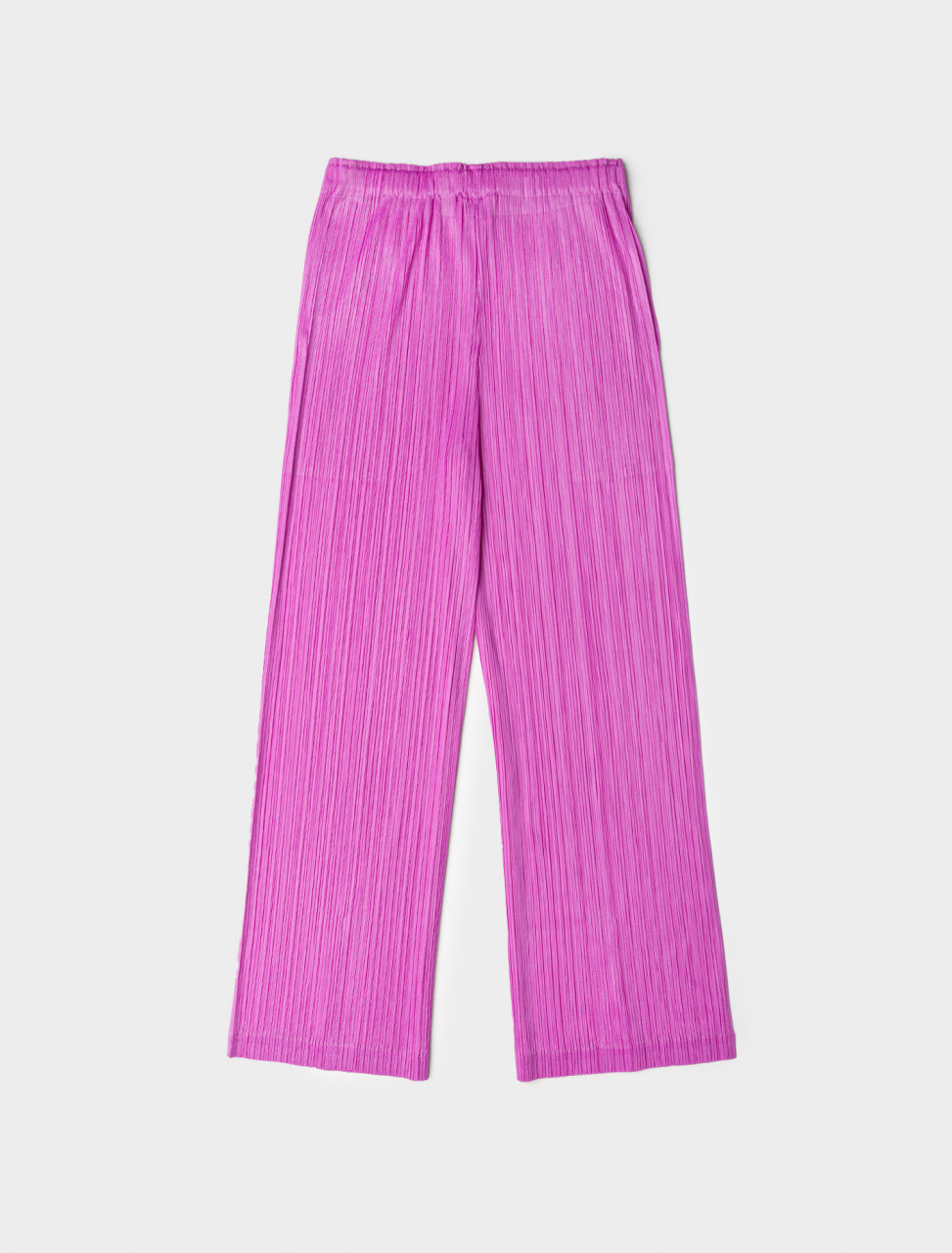 Pleats Please Issey Miyake Pleated Trousers in Fuchsia | Voo Store ...