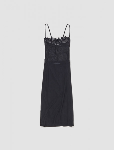 Y Project - Wire Brasier Slip Dress in Black - WTSDRESS70-S25