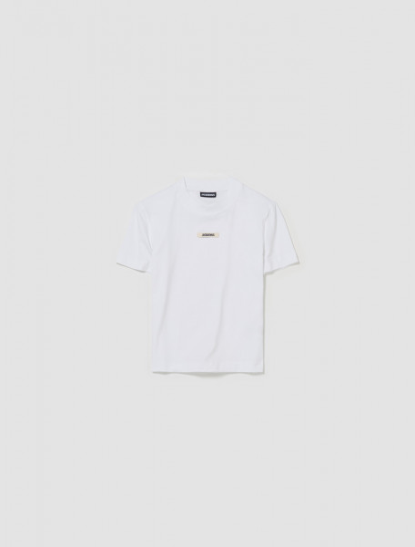 Jacquemus - Le T-Shirt Gros Grain in White - 241JS133-2031-100
