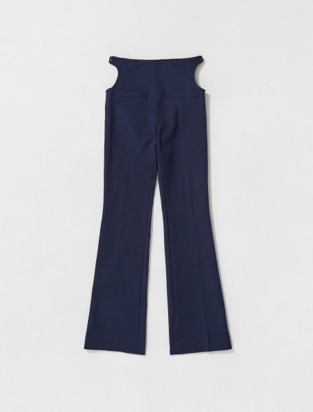 COURRÈGES   CUT OUT TROUSERS IN NAVY   122CPA041PA0020 7075