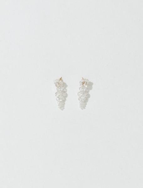 Simone Rocha - Mini Cluster Earrings in Smoke - ERG350_0903_SMOKE