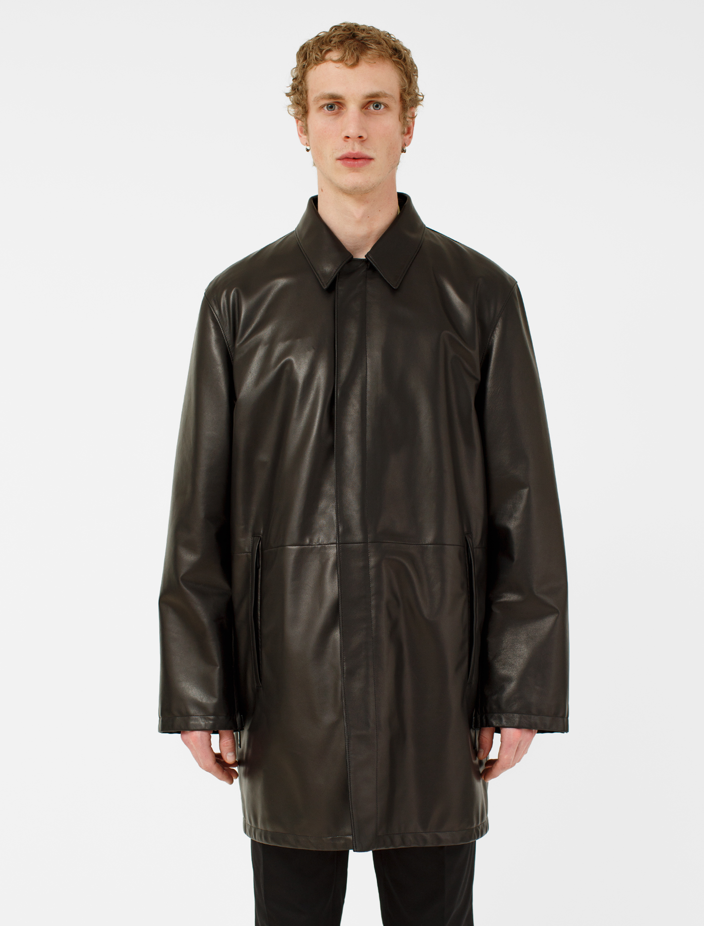 Archive Prada Reversible Leather Coat | Voo Store Berlin | Worldwide ...