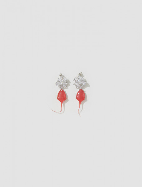 Ottolinger - Diamond Dip Earring in Pink - 2501701
