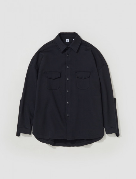 Random Identities - Sweatshirt Over Shirt in Black - JS-10-22 FBJC0003