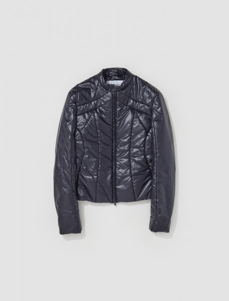 TRUSSARDI   NYLON QUILTED JACKET IN BLACK   52S00811 1T006115