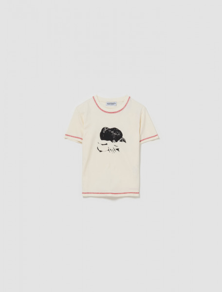 Carne Bollente - The Cuddle T-Shirt in Cream - SS24BT0101