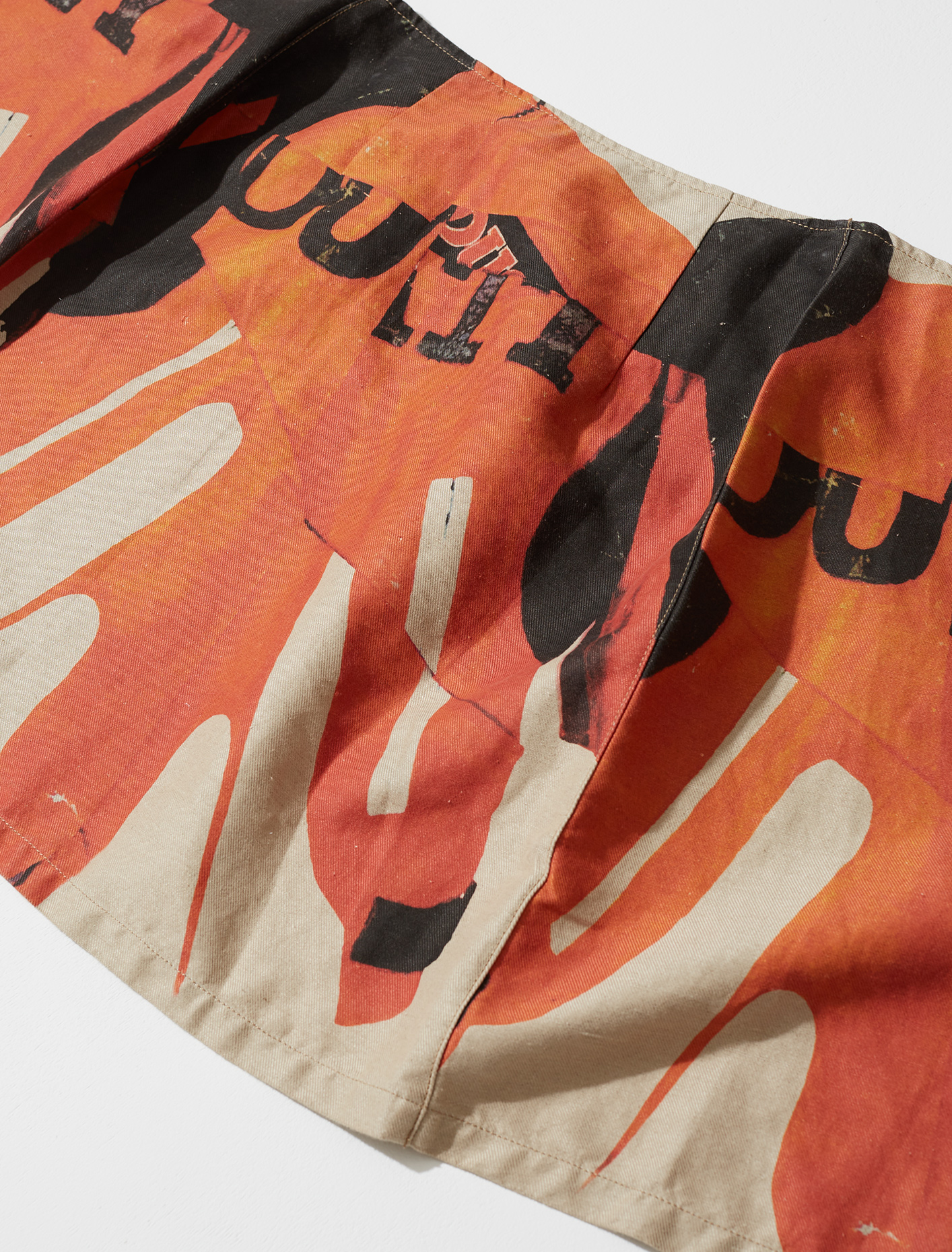 Our Legacy Asymmetrical Wrap Skirt in Biker Print | Voo Store Berlin ...