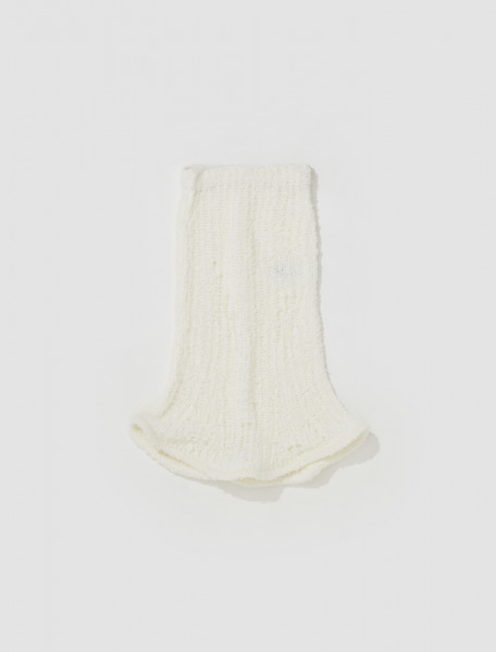Acne Studios - Wool Blend Skirt in Off-White - AF0329-AEG-FN-WN-SKIR000555