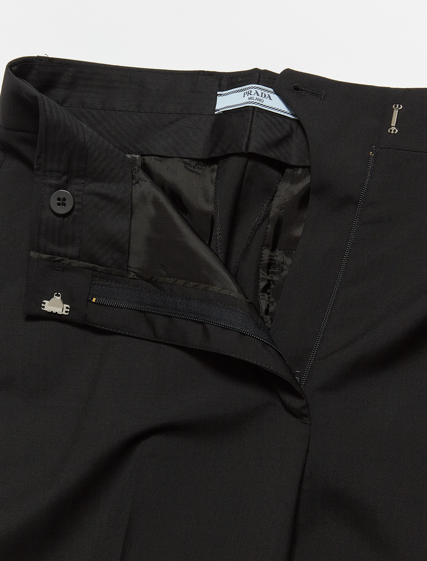 Prada Printed Trouser in Black | Voo Store Berlin | Worldwide Shipping