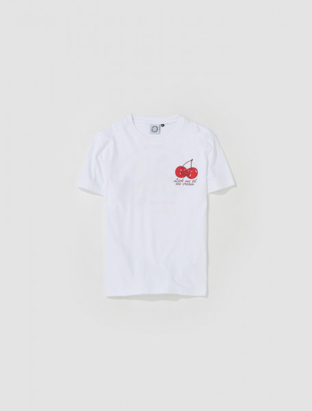 Carne Bollente - Lick Me 24 7 T-Shirt in White - SS23TS0104
