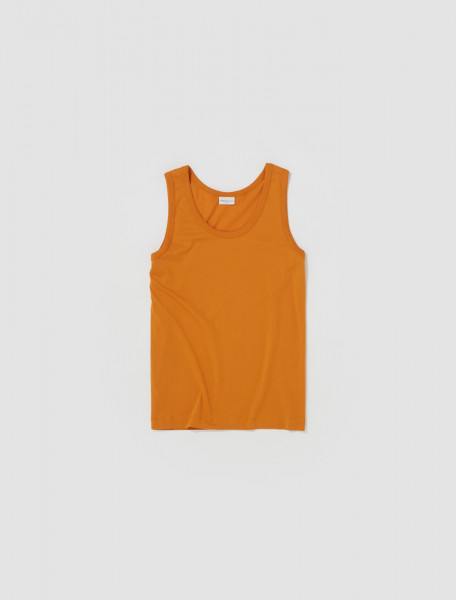 Helio Fitted Tank Top in Amber