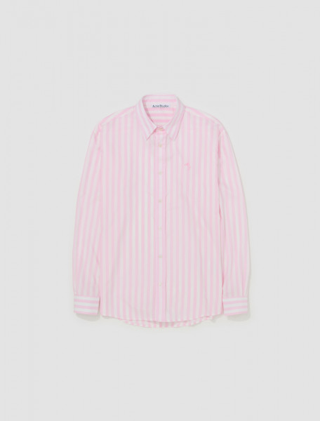 Acne Studios - Striped Shirt in Pink & white - BB0584-ANG044
