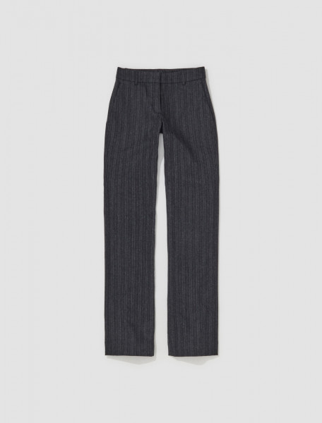 Acne Studios - Pinstripe Tailored Trousers in Charcoal Grey - AK0701-Z790