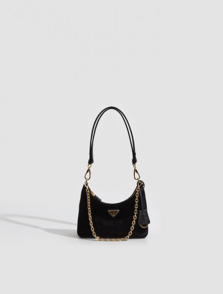 Prada - Velvet Mini Bag in Black - 1BC204_2CXG_F0002
