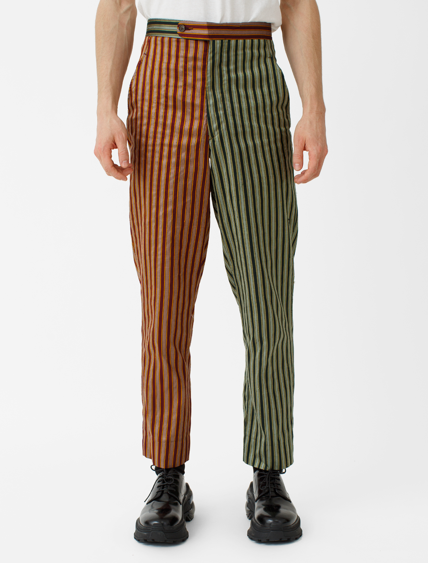 Bode Duo Tone Silk Stripe Trouser | Voo Store Berlin | Worldwide Shipping