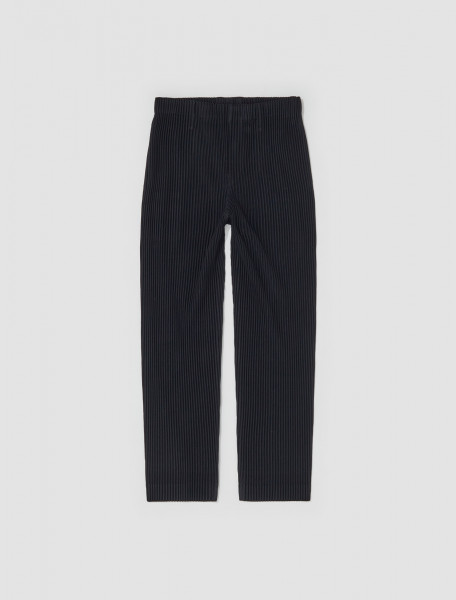 HOMME PLISSÉ Issey Miyake - Pleated Pants in Black - HP38JF450-15