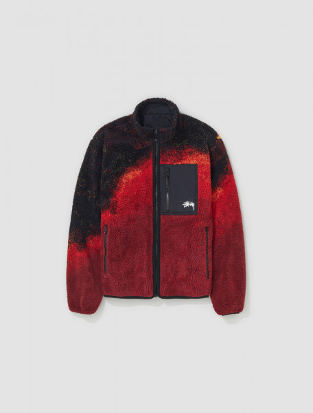 Stüssy - Sherpa Reversible Jacket in Lava - 118529