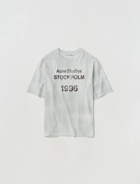 ACNE STUDIOS   OVERSIZED GRAPHIC T SHIRT IN PALE GREEN   BL0319 ABH FN MN TSHI000424