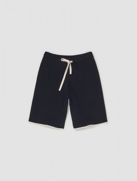 Jil Sander - Knit Shorts in Black - J47MU0127