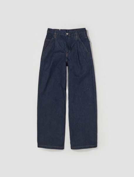 Dries Van Noten - Penning High Waisted Denim Jeans in Indigo - 231-022406-6423-507
