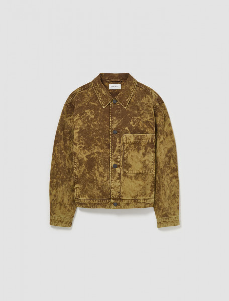 Lemaire - Boxy Trucker Jacket in Acid Snow Bronze - OW1076-LD1011