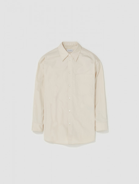 Lemaire - Long Shirt in Light Cream - SH1047_LF839