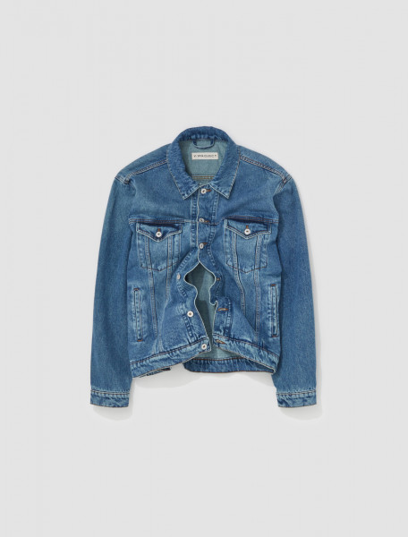 Y Project - Evergreen Wire Denim Jacket in Vintage Blue - JACK76-S25