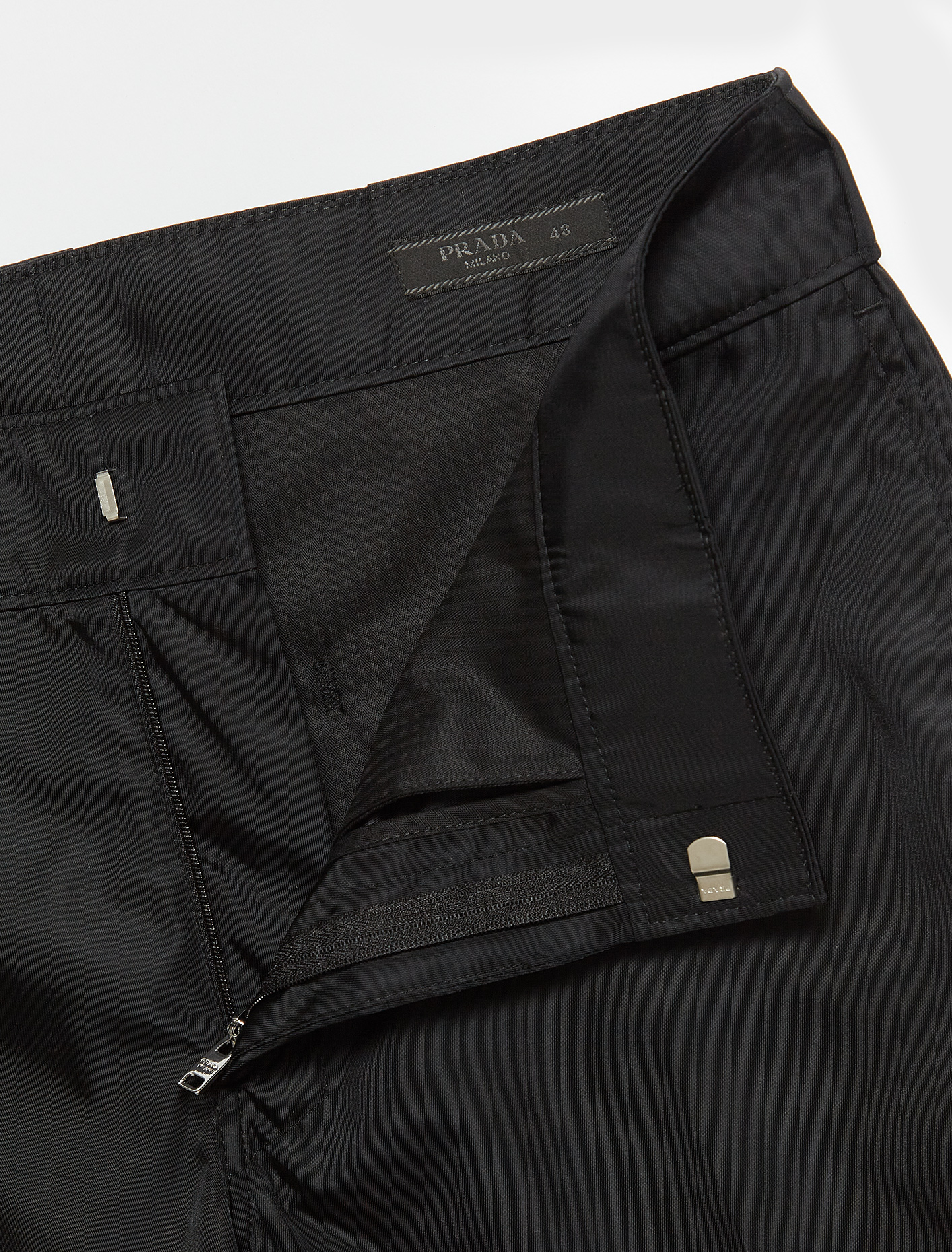 Prada Re-Nylon Trouser in Black | Voo Store Berlin | Worldwide Shipping