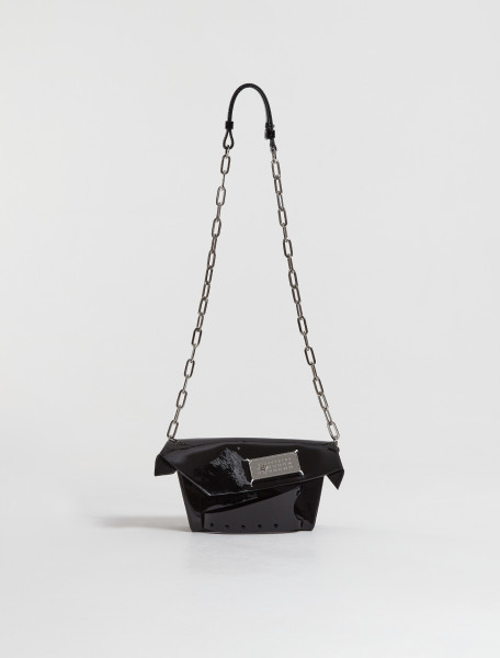 MAISON MARGIELA   SNATCHED SMALL BAG IN BLACK   S56WF0159_P2921_T8013