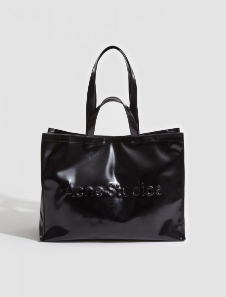 Acne Studios - Logo Shouler Tote Bag in Black - C10163-900000