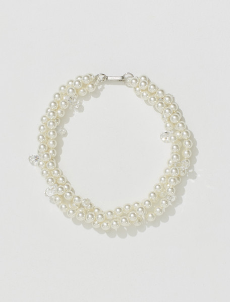 SIMONE ROCHA   CHUNKY TWISTED NECKLACE IN PEARL   NKS32 0914