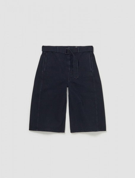 Lemaire - Twisted Shorts in Midnight Indigo - PA1107-LD1020