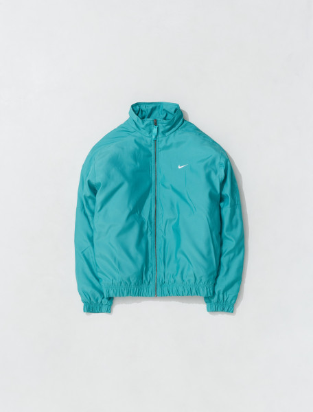 NIKE   NRG SOLO SWOOSH SATIN BOMBER JACKET IN WASHED TEAL   DN1266 392