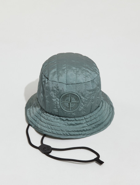 STONE ISLAND   PACKABLE BUCKET HAT IN SAGE   MO771599876_V0055