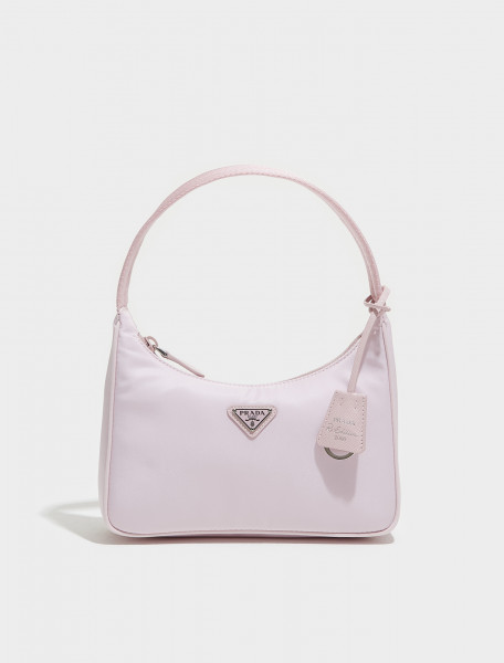 Re-Nylon Re-Edition 2000 Mini Bag in Alabaster Pink