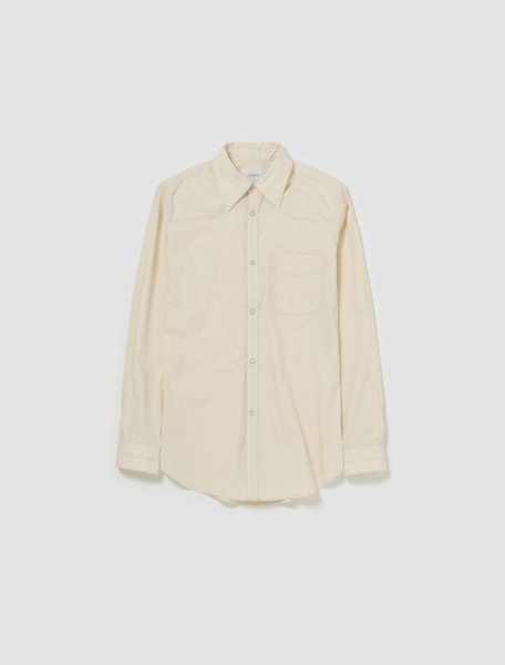 Lemaire - Western Fitted Shirt in Cream - SH1103-LF588