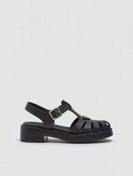Prada - Sporty Foam Rubber Sandals in Black - 1X857M_3LKK_F0002