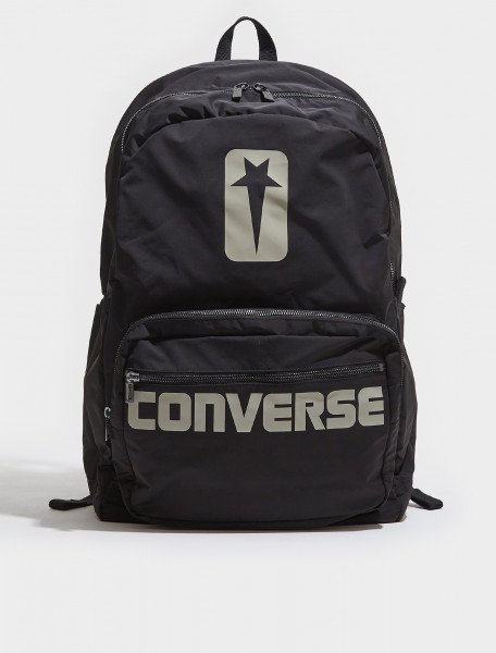 10022839 A01 CONVERSE X RICK OWENS 'DRKSHDW' OVERSIZED BACKPACK IN BLACK